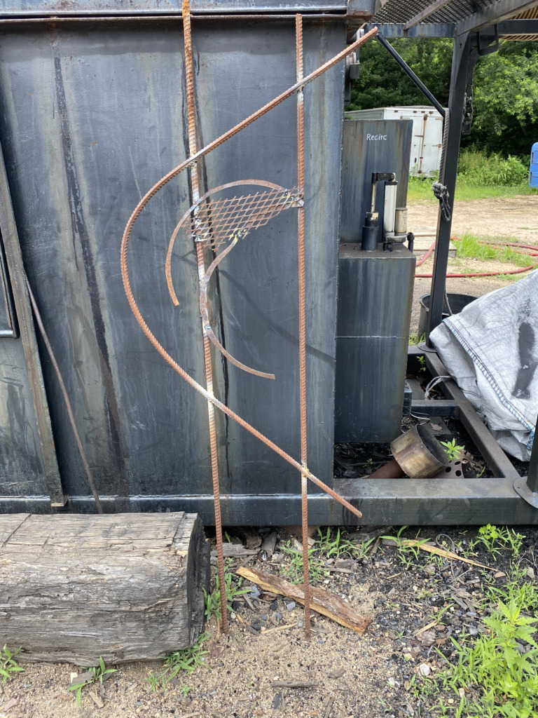 Student Project | Plant Trellis Made From Rusty Scraps